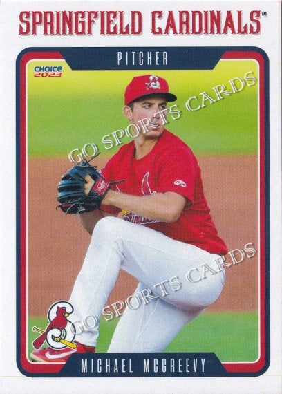 2023 Springfield Cardinals Michael McGreevy