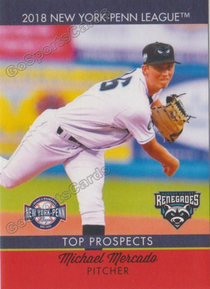 2018 New York Penn League Top Prospects NYPL Michael Mercado