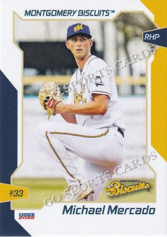 2022 Montgomery Biscuits Michael Mercado