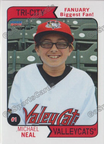 2015 Tri City ValleyCats Michael Neal