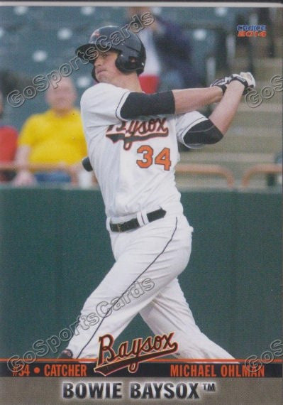 2014 Bowie Baysox Michael Ohlman