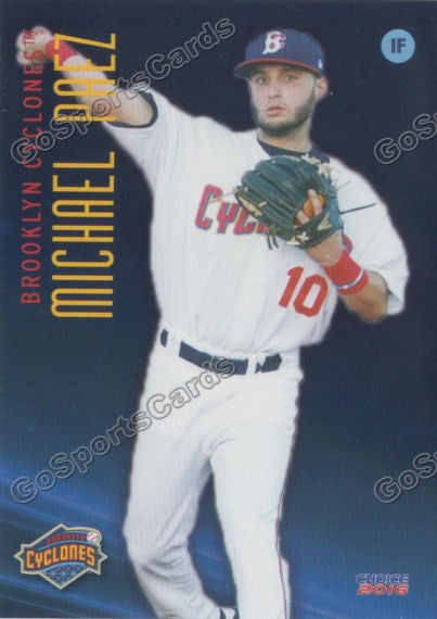 2016 Brooklyn Cyclones Michael Paez