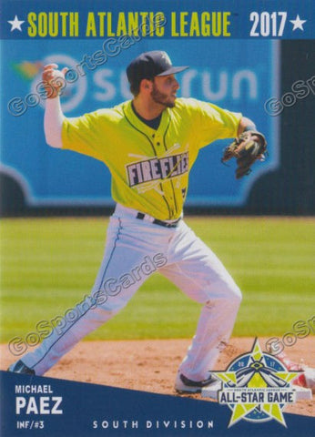 2017 South Atlantic League All Star SD Michael Paez