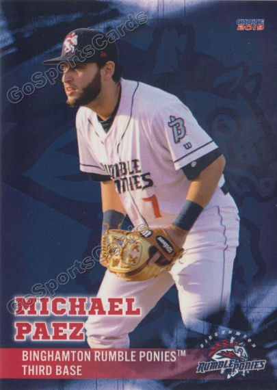 2019 Binghamton Rumble Ponies Michael Paez