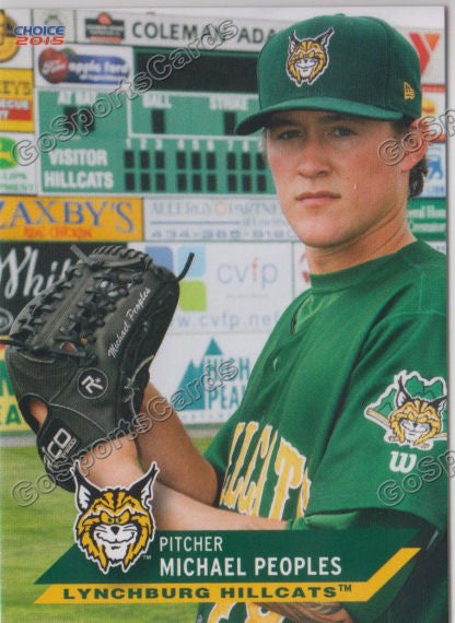 2015 Lynchburg Hillcats Michael Peoples