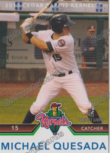 2013 Cedar Rapids Kernels Michael Quesada