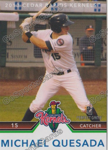 2013 Cedar Rapids Kernels Michael Quesada