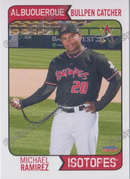 2016 Albuquerque Isotopes Michael Ramirez