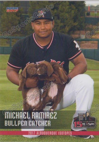 2017 Albuquerque Isotopes Michael Ramirez