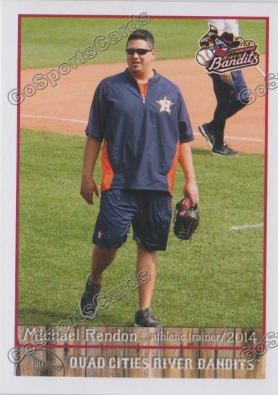 2014 Quad Cities River Bandits Michael Rendon
