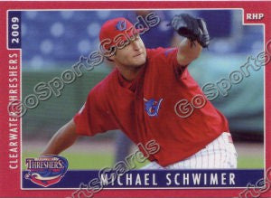 2009 Clearwater Threshers Michael Schwimer