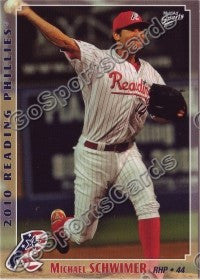 2010 Reading Phillies Michael Schwimer