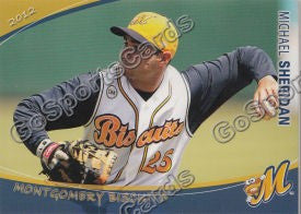 2012 Montgomery Biscuits Michael Sheridan