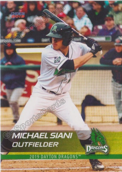 2019 Dayton Dragons Michael Siani