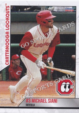 2022 Chattanooga Lookouts Mike Michael Siani