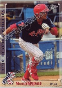 2010 Reading Phillies Michael Spidale
