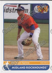 2012 Midland RockHounds Michael Spina