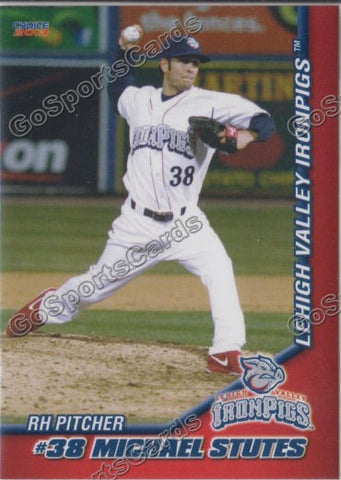 2013 Lehigh Valley IronPigs Michael Stutes