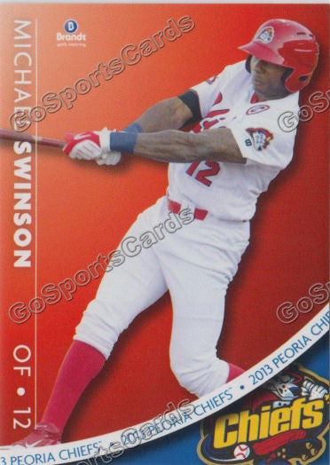2013 Peoria Chiefs Michael Swinson