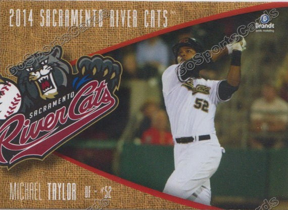 2014 Sacramento River Cats Michael Taylor