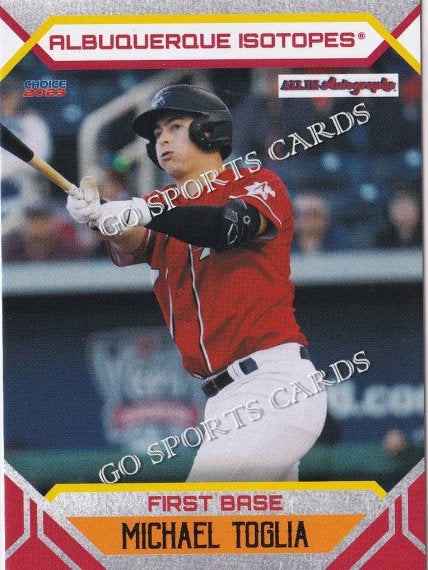 2023 Albuquerque Isotopes Michael Toglia