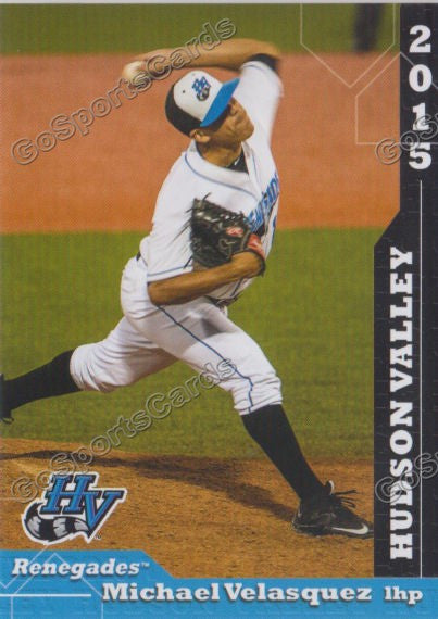 2015 Hudson Valley Renegades Michael Velasquez
