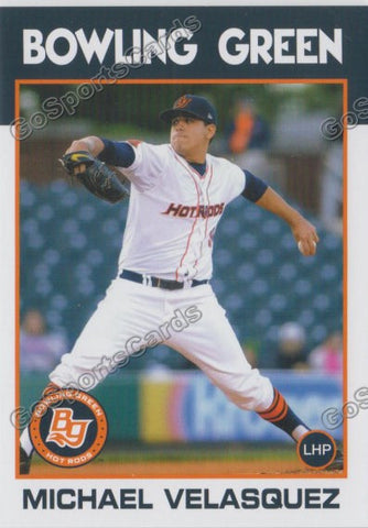 2016 Bowling Green Hot Rods Michael Velasquez