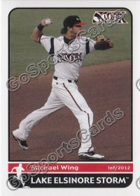 2012 Lake Elsinore Storm Michael Wing