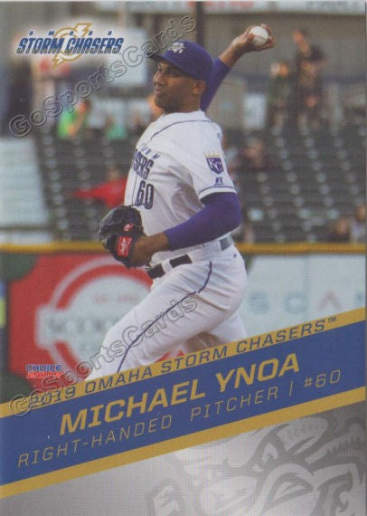 2019 Omaha Storm Chasers Michael Ynoa