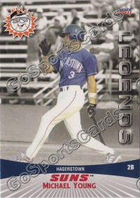 2011 Hagerstown Suns Legends Michael Young