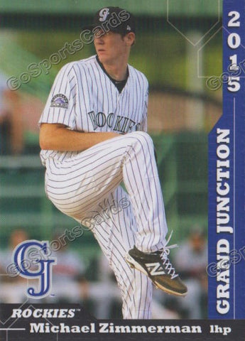 2015 Grand Junction Rockies Michael Zimmerman