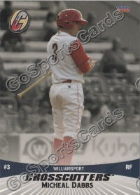 2010 Williamsport Crosscutters Michael Micheal Dabbs
