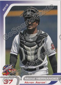 2012 Akron Aeros Michel Hernandez