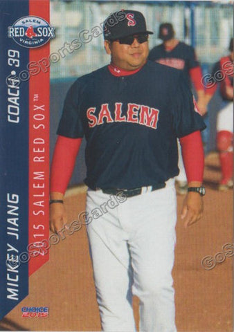 2015 Salem Red Sox Mickey Jiang