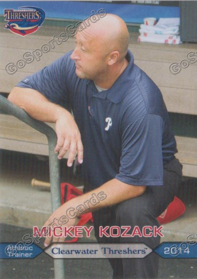 2014 Clearwater Threshers Mickey Kozack