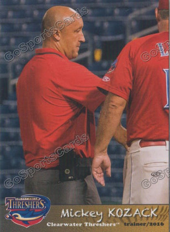 2016 Clearwater Threshers Mickey Kozack