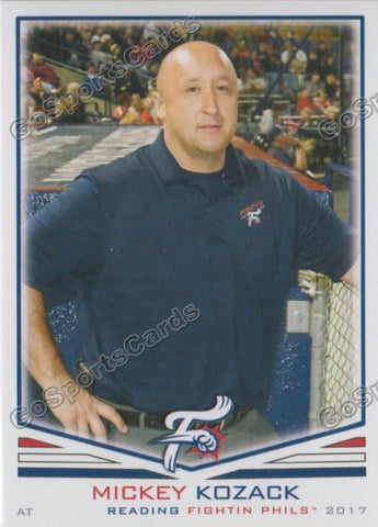 2017 Reading Fightin Phils Mickey Kozack