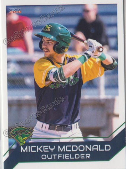 2018 Beloit Snappers Mickey McDonald