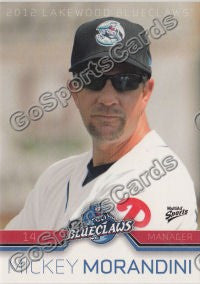 2012 Lakewood BlueClaws Mickey Morandini