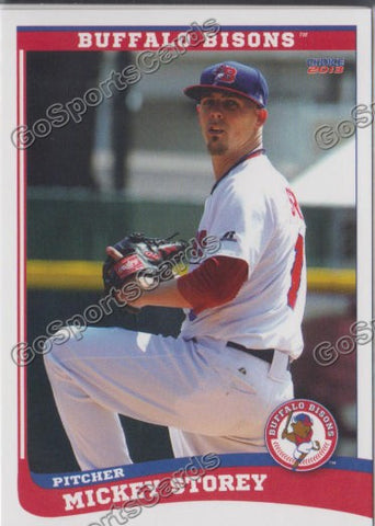 2013 Buffalo Bisons Mickey Storey
