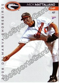 2008 Delmarva Shorebirds Mick Mattaliano