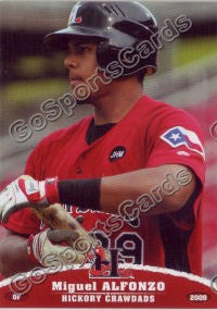 2009 Hickory Crawdads Miguel Alfonzo