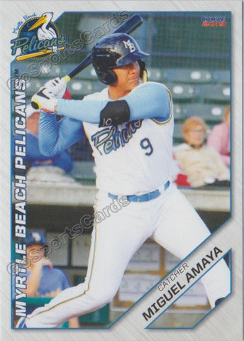 2019 Myrtle Beach Pelicans Miguel Amaya