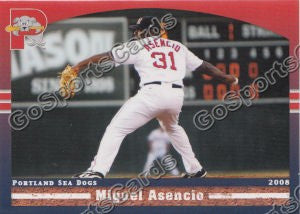 2008 Portland Seadogs Miguel Asencio
