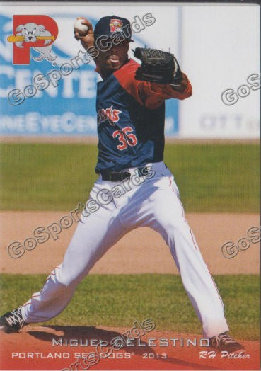 2013 Portland Sea Dogs Miguel Celestino