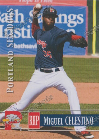 2014 Portland Sea Dogs Miguel Celestino