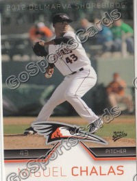 2012 Delmarva Shorebirds Miguel Chalas