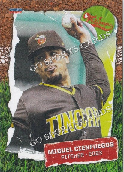2023 Fort Wayne TinCaps Miguel Cienfuegos