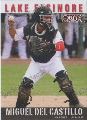 2015 Lake Elsinore Storm Miguel Del Castillo