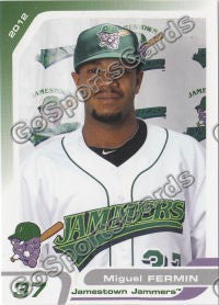 2012 Jamestown Jammers Miguel Fermin